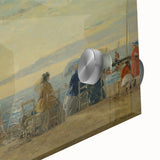 Boudin Sunset Beach Scene - Impressionist Wall Art Print