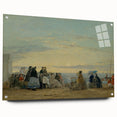 Boudin Sunset Beach Scene - Impressionist Wall Art Print