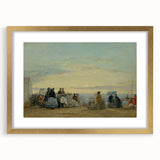 Boudin Sunset Beach Scene - Impressionist Wall Art Print