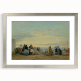 Boudin Sunset Beach Scene - Impressionist Wall Art Print
