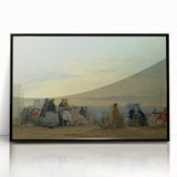 Boudin Sunset Beach Scene - Impressionist Wall Art Print