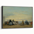Boudin Sunset Beach Scene - Impressionist Wall Art Print