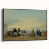 Boudin Sunset Beach Scene - Impressionist Wall Art Print