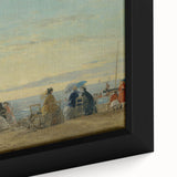 Boudin Sunset Beach Scene - Impressionist Wall Art Print