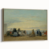 Boudin Sunset Beach Scene - Impressionist Wall Art Print