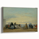 Boudin Sunset Beach Scene - Impressionist Wall Art Print