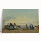Boudin Sunset Beach Scene - Impressionist Wall Art Print