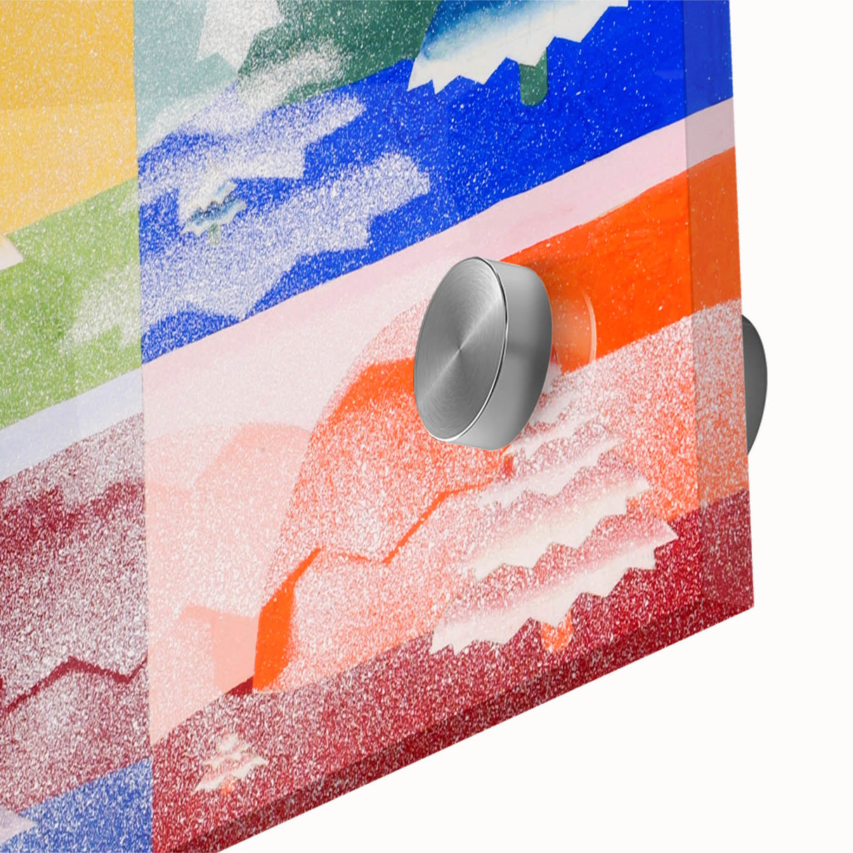 Modern Wall Art - Mathematical Trees by Joseph Schillinger - Colorful Decor