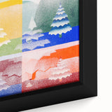 Modern Wall Art - Mathematical Trees by Joseph Schillinger - Colorful Decor