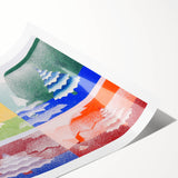 Modern Wall Art - Mathematical Trees by Joseph Schillinger - Colorful Decor