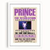 Prince Purple Rain Tour 1984 Concert Poster - Saint Paul, Minnesota