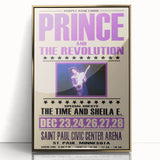 Prince Purple Rain Tour 1984 Concert Poster - Saint Paul, Minnesota