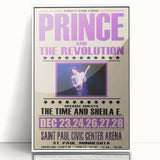 Prince Purple Rain Tour 1984 Concert Poster - Saint Paul, Minnesota