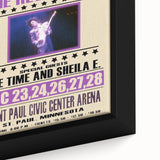 Prince Purple Rain Tour 1984 Concert Poster - Saint Paul, Minnesota