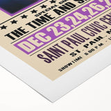 Prince Purple Rain Tour 1984 Concert Poster - Saint Paul, Minnesota