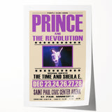 Prince Purple Rain Tour 1984 Concert Poster - Saint Paul, Minnesota