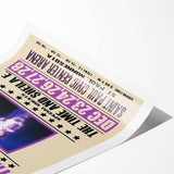 Prince Purple Rain Tour 1984 Concert Poster - Saint Paul, Minnesota