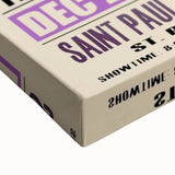 Prince Purple Rain Tour 1984 Concert Poster - Saint Paul, Minnesota