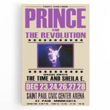 Prince Purple Rain Tour 1984 Concert Poster - Saint Paul, Minnesota