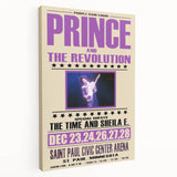Prince Purple Rain Tour 1984 Concert Poster - Saint Paul, Minnesota
