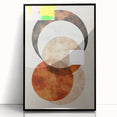 Framed abstract minimalist wall art featuring a sleek black design, set against a white background, perfect for modern home decor. Ideal for enhancing any living space with sophisticated, contemporary style.