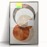 Framed abstract minimalist wall art featuring a sleek silver acrylic finish, showcasing geometric patterns and subtle textures, ideal for modern home decor and art enthusiasts.