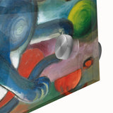 Expressionist Animal Art - Two Cats by Franz Marc | Vibrant Wall Art