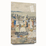 On the Beach - Vibrant Impressionist Art by Maurice Prendergast