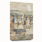 On the Beach - Vibrant Impressionist Art by Maurice Prendergast