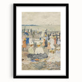 On the Beach - Vibrant Impressionist Art by Maurice Prendergast