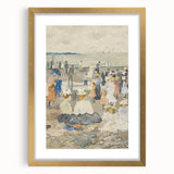 On the Beach - Vibrant Impressionist Art by Maurice Prendergast