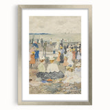On the Beach - Vibrant Impressionist Art by Maurice Prendergast