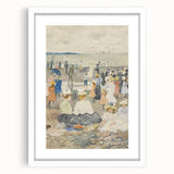 On the Beach - Vibrant Impressionist Art by Maurice Prendergast