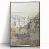 On the Beach - Vibrant Impressionist Art by Maurice Prendergast