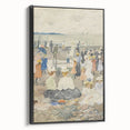 On the Beach - Vibrant Impressionist Art by Maurice Prendergast
