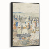 On the Beach - Vibrant Impressionist Art by Maurice Prendergast