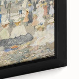 On the Beach - Vibrant Impressionist Art by Maurice Prendergast