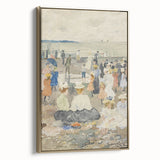On the Beach - Vibrant Impressionist Art by Maurice Prendergast