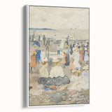 On the Beach - Vibrant Impressionist Art by Maurice Prendergast