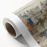 On the Beach - Vibrant Impressionist Art by Maurice Prendergast