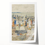 On the Beach - Vibrant Impressionist Art by Maurice Prendergast