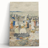 On the Beach - Vibrant Impressionist Art by Maurice Prendergast