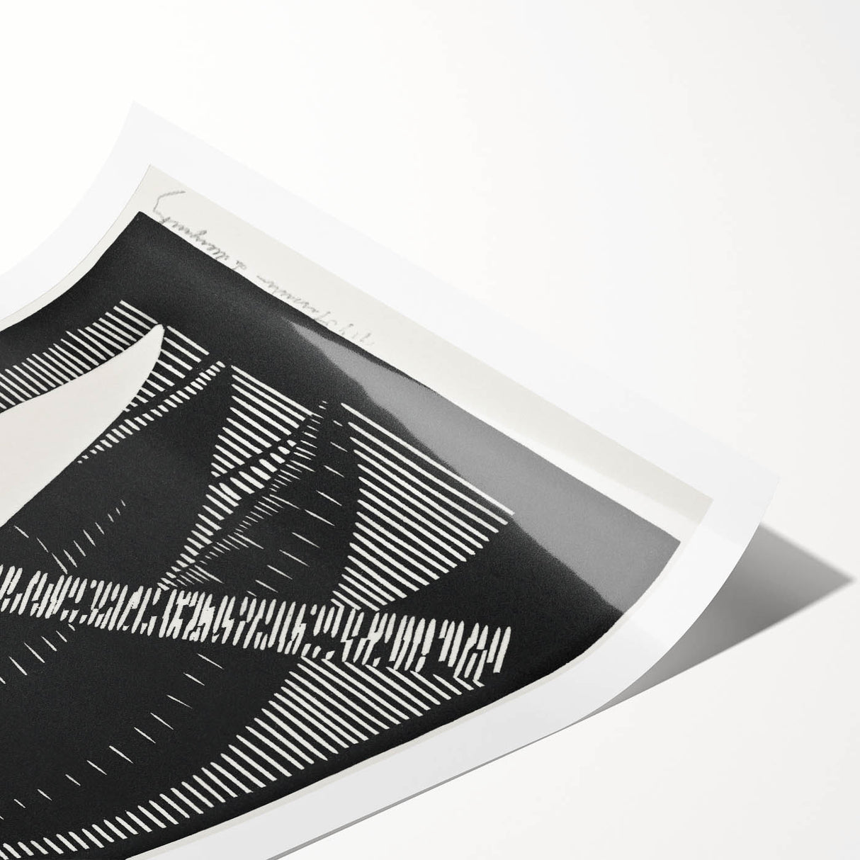 Modern Wall Art: Black & White Parakeet Illustration – Minimalist Bird Decor