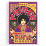 Prince 1977 Minneapolis Funk Pioneer Retro Poster