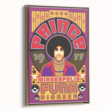Prince 1977 Minneapolis Funk Pioneer Retro Poster