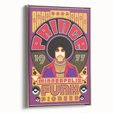 Prince 1977 Minneapolis Funk Pioneer Retro Poster