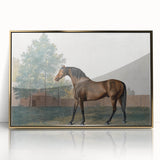 Romanticism Art: Anvil by George Stubbs - Majestic Horse Canvas