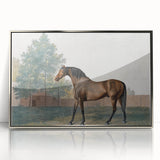 Romanticism Art: Anvil by George Stubbs - Majestic Horse Canvas