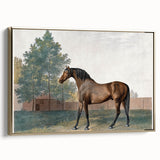 Romanticism Art: Anvil by George Stubbs - Majestic Horse Canvas