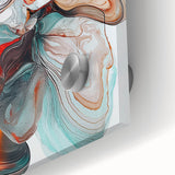 Contemporary Dining Art Pieces – Fluid Abstract Canvas Print